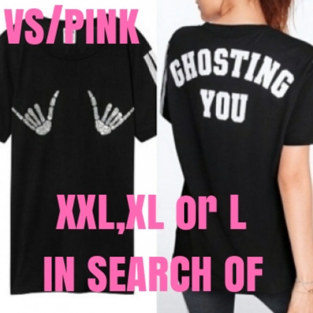 ISO: PINK/VS "Ghosting You" Tee